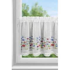Firana gotowa Eurofirany Nora 150X60 cm biały