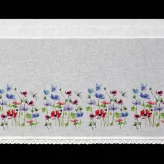 Firana gotowa Eurofirany Nora 150X60 cm biały