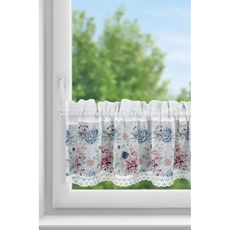 Firana gotowa Eurofirany Dora 150X30 cm biały Firana gotowa Eurofirany Dora 150X30 cm biały