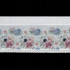 Firana gotowa Eurofirany Dora 150X30 cm biały