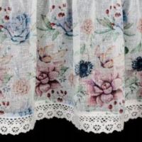 Firana gotowa Eurofirany Dora 150X30 cm biały