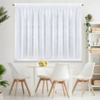 Firana gotowa Eurofirany Mirea na taśmie 350 x 150 cm biały