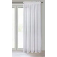Firana gotowa Eurofirany Alia na taśmie 140 x 270 cm biały