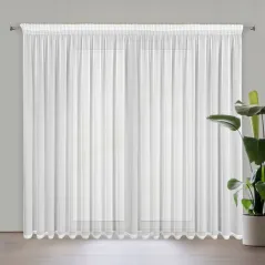 Firana gotowa Eurofirany Vanesa na taśmie 350 x 270 cm biały