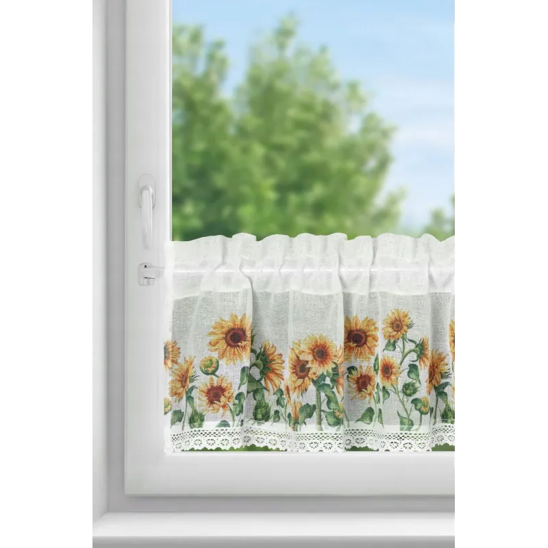 Firana gotowa Eurofirany Helia 150 x 30 cm żółty Firana gotowa Eurofirany Helia 150 x 30 cm żółty