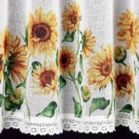 Firana gotowa Eurofirany Helia 150 x 30 cm żółty