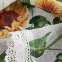 Firana gotowa Eurofirany Helia 150 x 30 cm żółty