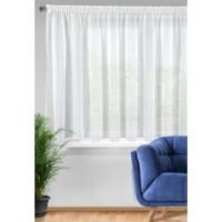 Firana gotowa Eurofirany Lucy na taśmie 300 x 160 cm biały
