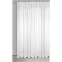 Firana gotowa Eurofirany Lucy na taśmie 350 x 250 cm biały
