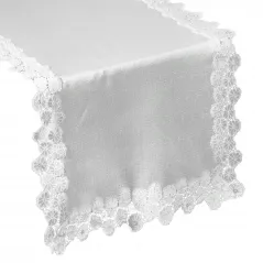 Eurofirany obrus Sophie 40X180 cm srebrny