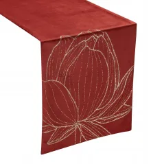 Eurofirany obrus Blink 12 35X140 cm ceglasty