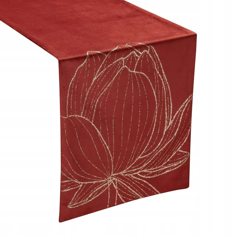 Eurofirany obrus Blink 12 35X140 cm ceglasty