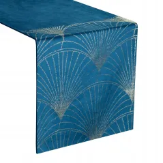 Eurofirany obrus Blink 14 35X140 cm granatowy