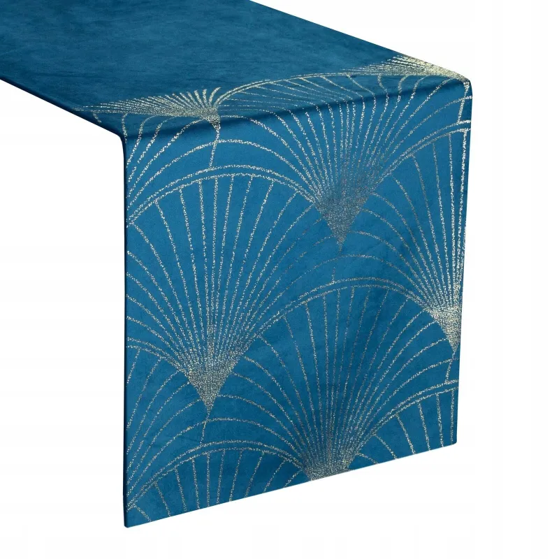 Eurofirany obrus Blink 14 35X140 cm granatowy Eurofirany obrus Blink 14 35X140 cm granatowy