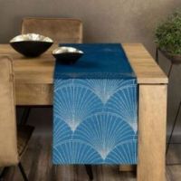 Eurofirany obrus Blink 14 35X140 cm granatowy