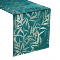 Eurofirany obrus Blink 15 35X140 cm ciemnoturkusowy
