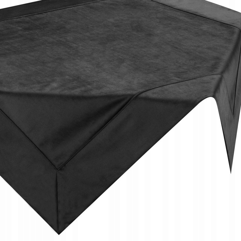 EUROFIRANY OBRUS VELVET 85X85 CM CZARNY