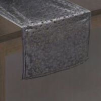 Eurofirany obrus Pilar 33X180 cm stalowy