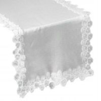 Eurofirany obrus Sophie 40X180 cm srebrny