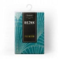 Eurofirany obrus Blink 14 35X140 cm ciemnoturkusowy