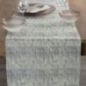 Eurofirany obrus Alina 40 x 140 cm srebrny