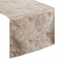 Eurofirany obrus Isla 40 x 140 cm ciemnobeżowy