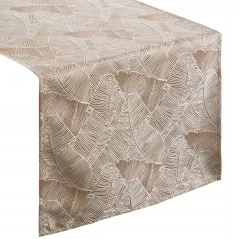 Eurofirany obrus Isla 40 x 140 cm ciemnobeżowy
