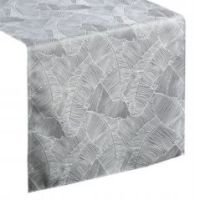 Eurofirany obrus Isla 40 x 140 cm srebrny
