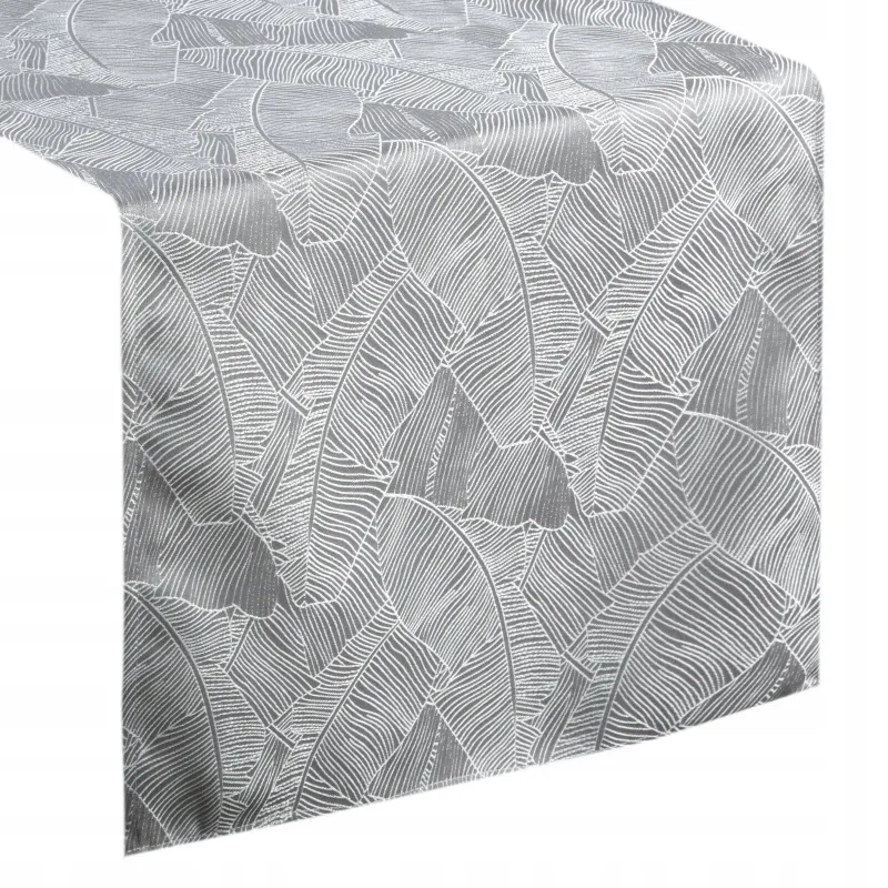 Eurofirany obrus Isla 40 x 140 cm srebrny