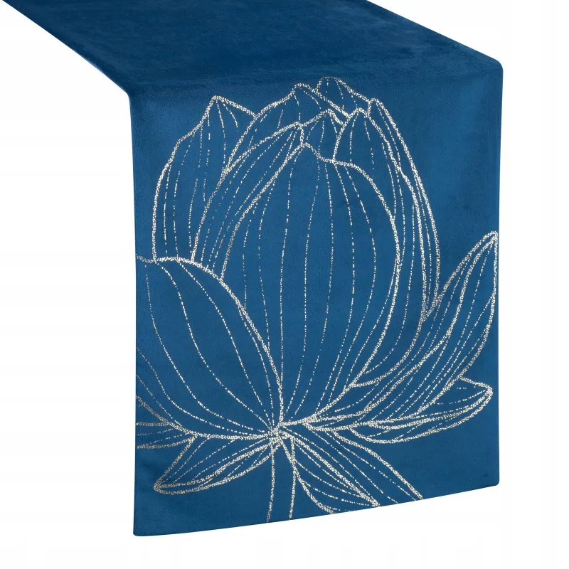 Eurofirany obrus Blink 12 35X140 cm granatowy Eurofirany obrus Blink 12 35X140 cm granatowy