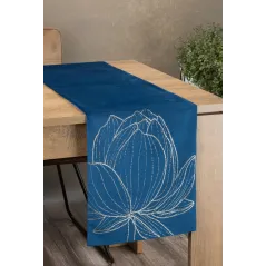 Eurofirany obrus Blink 12 35X140 cm granatowy