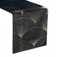 Eurofirany obrus Blink 14 35X140 cm czarny