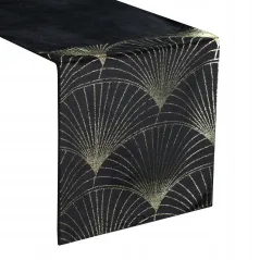 Eurofirany obrus Blink 14 35X140 cm czarny