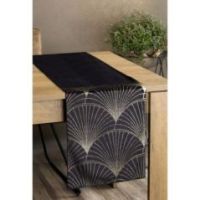 Eurofirany obrus Blink 14 35X140 cm czarny