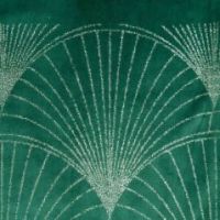 Eurofirany obrus Blink 14 35X140 cm ciemnozielony