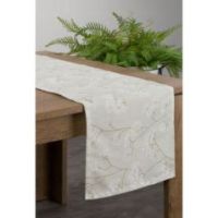 Eurofirany obrus Flore 4 40X180 cm beżowy
