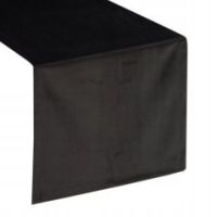 Eurofirany obrus velvet 40 x 140 cm czarny
