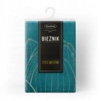 Eurofirany obrus Blink 12 35X140 cm ciemnoturkusowy