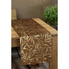 Eurofirany obrus Blink 15 35X140 cm brązowy