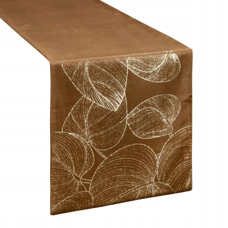 Eurofirany obrus Blink 16 35X140 cm brązowy