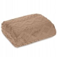 Koc Eurofirany D91 Warkocz 150 x 200 cm beżowy