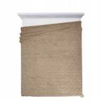 Koc Eurofirany D91 Warkocz 200 x 220 cm beżowy