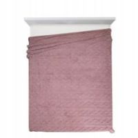 Koc Eurofirany D91 Warkocz 150 x 200 cm pudrowy róż