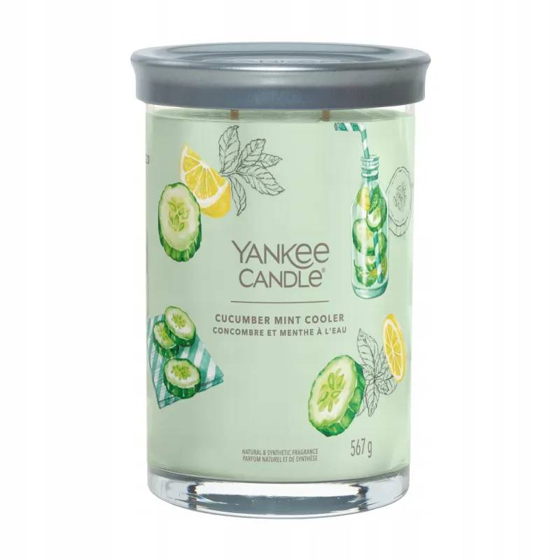 Świeca Yankee Candle Cucumber Mint Cooler tumbler Świeca Yankee Candle Cucumber Mint Cooler tumbler