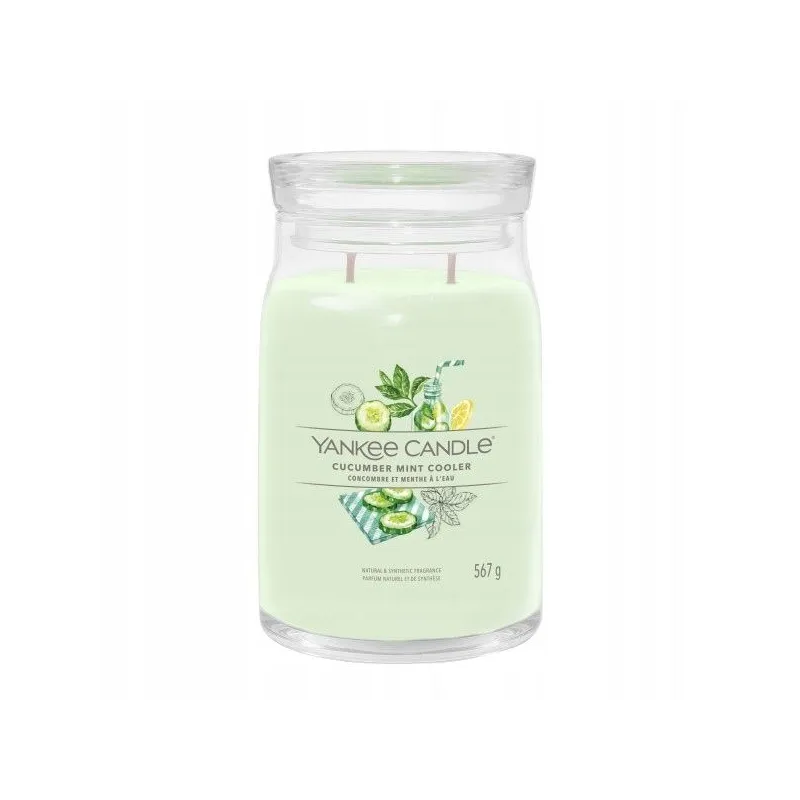 Świeca Yankee Candle duża Cucumber Mint Cooler Świeca Yankee Candle duża Cucumber Mint Cooler