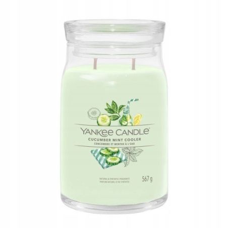 ŚWIECA YANKEE CANDLE DUŻA CUCUMBER MINT COOLER