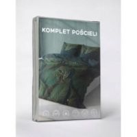 Komplet pościeli 160X200 satyna z mikrowłókna zieleń