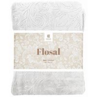 Koc Essex floral szary 150X200