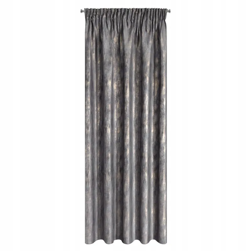 Eurofirany zasłona gotowa Estel na taśmie 140 x 270 cm grafitowy Eurofirany zasłona gotowa Estel na taśmie 140 x 270 cm grafitowy