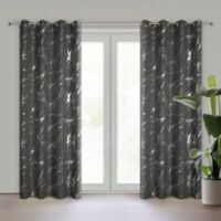 Eurofirany zasłona gotowa Lani 140 x 250 cm stalowy